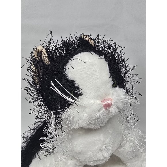 Ganz Webkinz Black And White Cat Plush Stuffed Toy HM016- NO CODE- - Picture 7 of 10